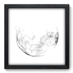 Quadro Decorativo com Moldura - Esfera - 124qna