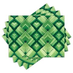 Jogo Americano com 4 peças - Plantas - Folhas - 1250Jo