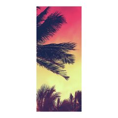 Adesivo Decorativo de Porta - Coqueiros - 1254cnpt na internet