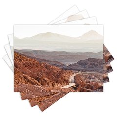 Jogo Americano com 4 peças - Estrada - Natureza - Paisagem - 1263Jo