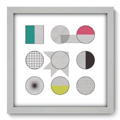 Quadro Decorativo com Moldura - Abstrato - 126qna - comprar online