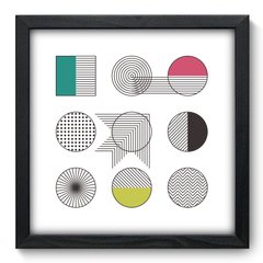 Quadro Decorativo com Moldura - Abstrato - 126qna