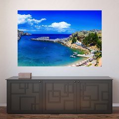 Painel Adesivo de Parede - Grécia - Mykonos - Mundo - 1270pn