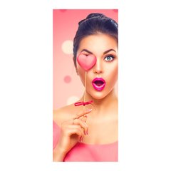 Adesivo Decorativo de Porta - Salão de Beleza - 1271cnpt na internet