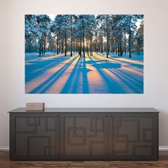 Painel Adesivo de Parede - Paisagem - Inverno - 1272pn