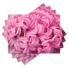 Jogo Americano com 4 peças - Flor - Flores - 1273Jo