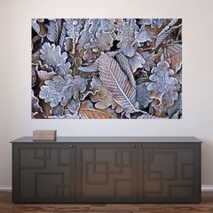 Painel Adesivo de Parede - Folhas - Inverno - 1273pn