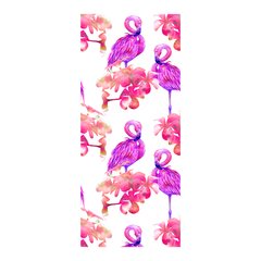 Adesivo Decorativo de Porta - Flamingos - 1280cnpt na internet