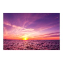Painel Adesivo de Parede - Pôr do Sol - Mar - 1281pn - comprar online