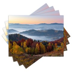 Jogo Americano com 4 peças - Paisagem - Natureza - 1285Jo
