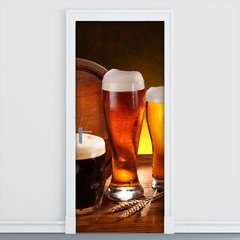 Adesivo Decorativo de Porta - Cerveja - 1286cnpt