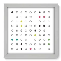 Quadro Decorativo com Moldura - Abstrato - 128qna - comprar online