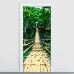 Adesivo Decorativo de Porta - Ponte - Caminho - 1293cnpt