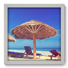 Quadro Decorativo com Moldura - Praia - 129qnp - comprar online