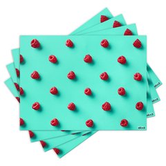 Jogo Americano com 4 peças - Frutas - 1304Jo