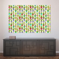 Painel Adesivo de Parede - Cactos - Plantas - 1308pn