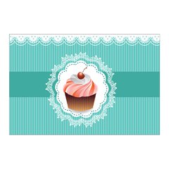 Painel Adesivo de Parede - Cupcake - Confeitaria - 1317pn - comprar online