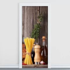 Adesivo Decorativo de Porta - Alimentação - 1325cnpt