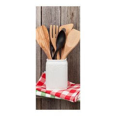 Adesivo Decorativo de Porta - Utensílios de Cozinha - 1327cnpt na internet