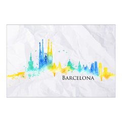 Painel Adesivo de Parede - Barcelona - Espanha - 1327pn - comprar online