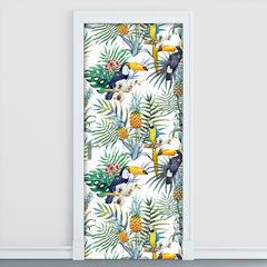 Adesivo Decorativo de Porta - Abacaxi - 1346cnpt