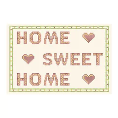 Painel Adesivo de Parede - Home Sweet Home - 1350pn - comprar online