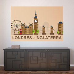 Painel Adesivo de Parede - Londres - Inglaterra - Mundo - 1352pn