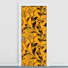 Adesivo Decorativo de Porta - Folhagem - 1354cnpt