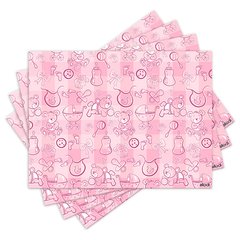 Jogo Americano com 4 peças - Ursinhos - Baby - 1356Jo
