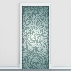 Adesivo Decorativo de Porta - Floral - 1356cnpt