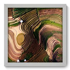 Quadro Decorativo com Moldura - Plantação - 135qnp - comprar online