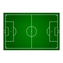 Painel Adesivo de Parede - Campo de Futebol - 1363pn - comprar online