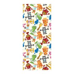 Adesivo Decorativo de Porta - Robôs - Infantil - 1367cnpt na internet