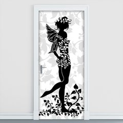 Adesivo Decorativo de Porta - Fashion - Mulher - 1373cnpt