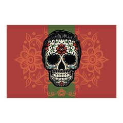 Painel Adesivo de Parede - Caveira Mexicana - 1373pn - comprar online