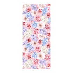 Adesivo Decorativo de Porta - Flores - 1383cnpt na internet