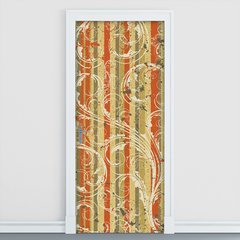 Adesivo Decorativo de Porta - Floral - 1391cnpt