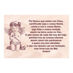 Painel Adesivo de Parede - Oração Pai Nosso - 1397pn - comprar online