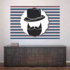 Painel Adesivo de Parede - Barbearia - Barber Shop - 1402pn