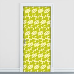 Adesivo Decorativo de Porta - Trevo da Sorte - 1404cnpt
