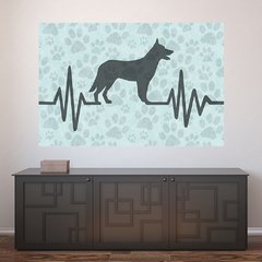 Painel Adesivo de Parede - Cachorros - Pet Shop - 1405pn
