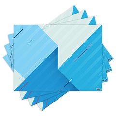 Jogo Americano com 4 peças - Abstrato - Geométrico - 1407Jo