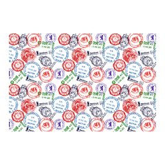 Painel Adesivo de Parede - Carimbos de Passaporte - 1410pn - comprar online