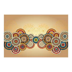 Painel Adesivo de Parede - Mandalas - 1414pn - comprar online
