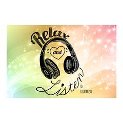 Painel Adesivo de Parede - Música - 1420pn - comprar online