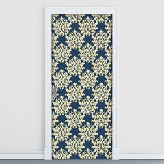 Adesivo Decorativo de Porta - Damasco - 1428cnpt
