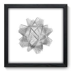Quadro Decorativo com Moldura - Abstrato - 142qna