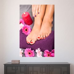 Painel Adesivo de Parede - Salão de Beleza - Unhas - 1433pn