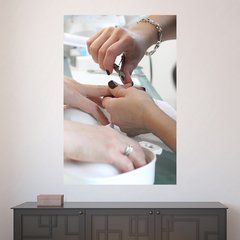 Painel Adesivo de Parede - Salão de Beleza - Manicure - 1434pn
