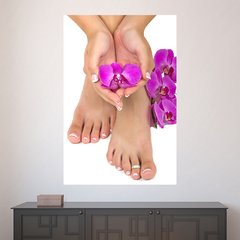Painel Adesivo de Parede - Salão de Beleza - Unhas - 1435pn